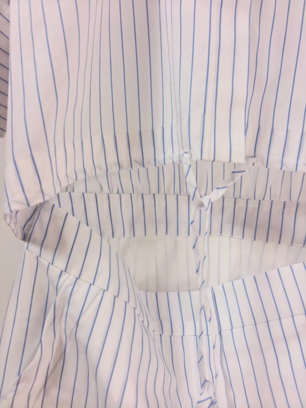 MUST HAVE SIMKHAI Marcy Mini Shirt Dress 2/4/6 White Stripe Cotton Casual - Picture 9 of 12